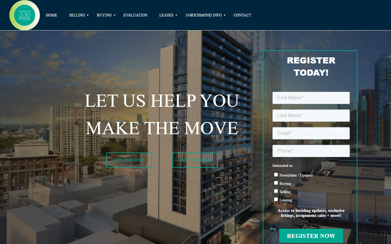 330richmondcondo.com screenshot