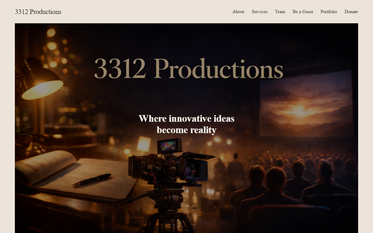 3312productions.com screenshot