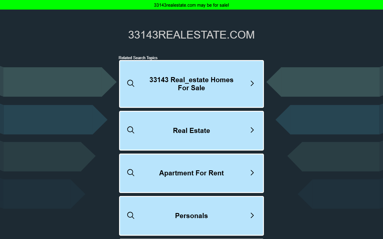33143realestate.com screenshot