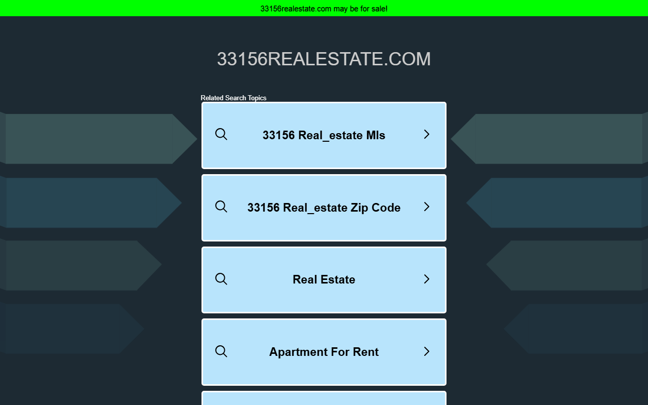 33156realestate.com screenshot