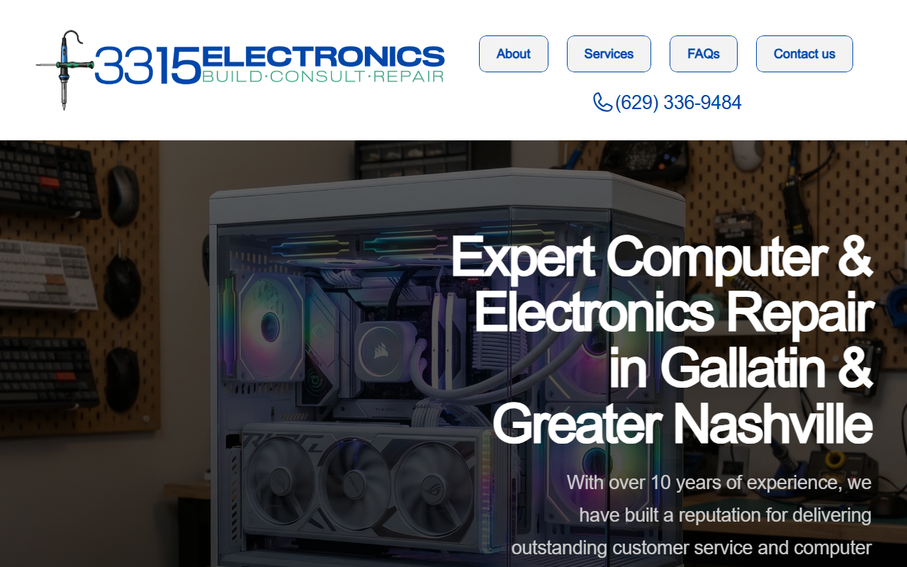 3315electronics.com screenshot