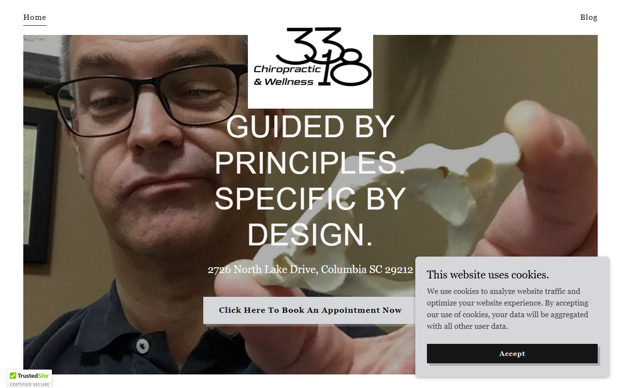 3318chiropractic.com screenshot