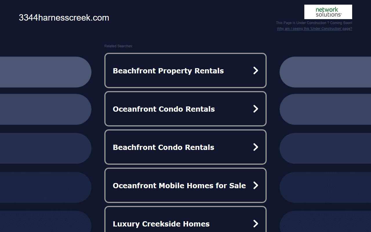 3344harnesscreek.com screenshot