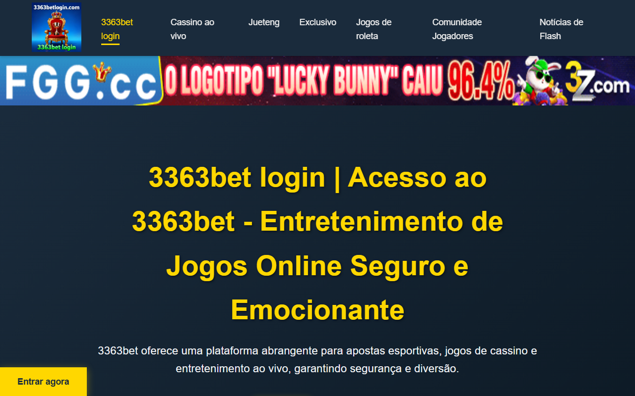 3363betlogin.com screenshot