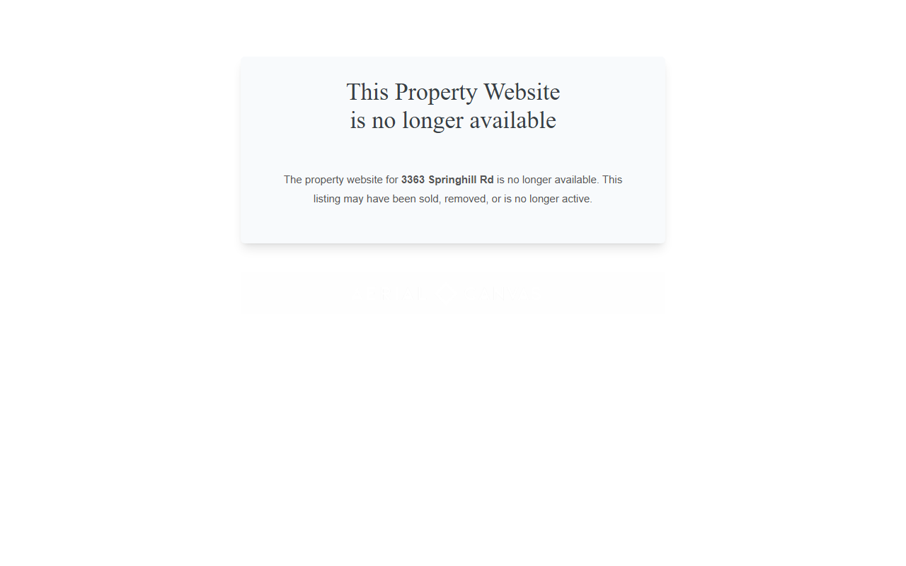 3363springhillrd.com screenshot