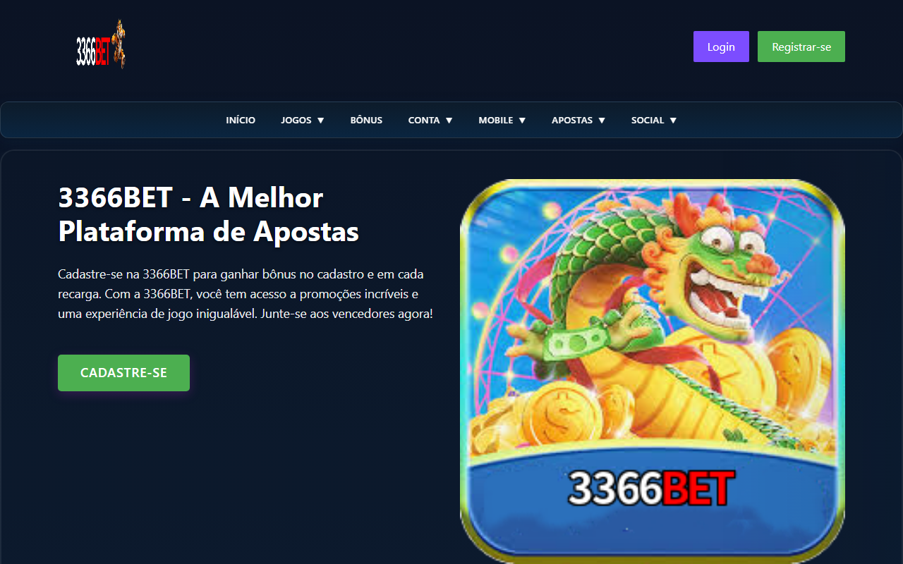 3366betbrasil.com screenshot