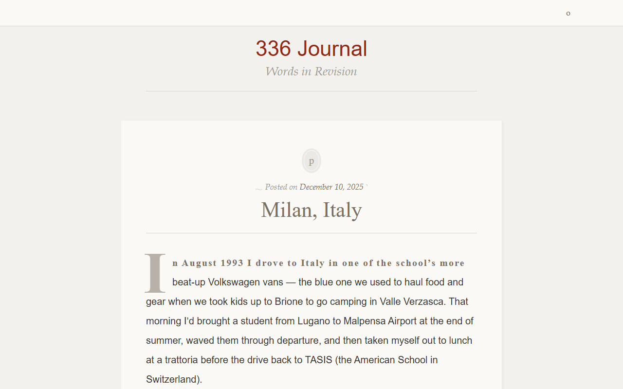 336journal.com screenshot