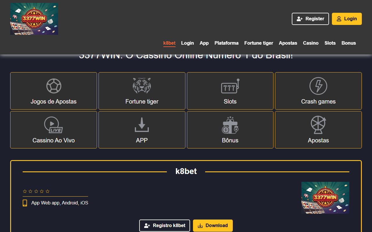 3377winapp.com screenshot