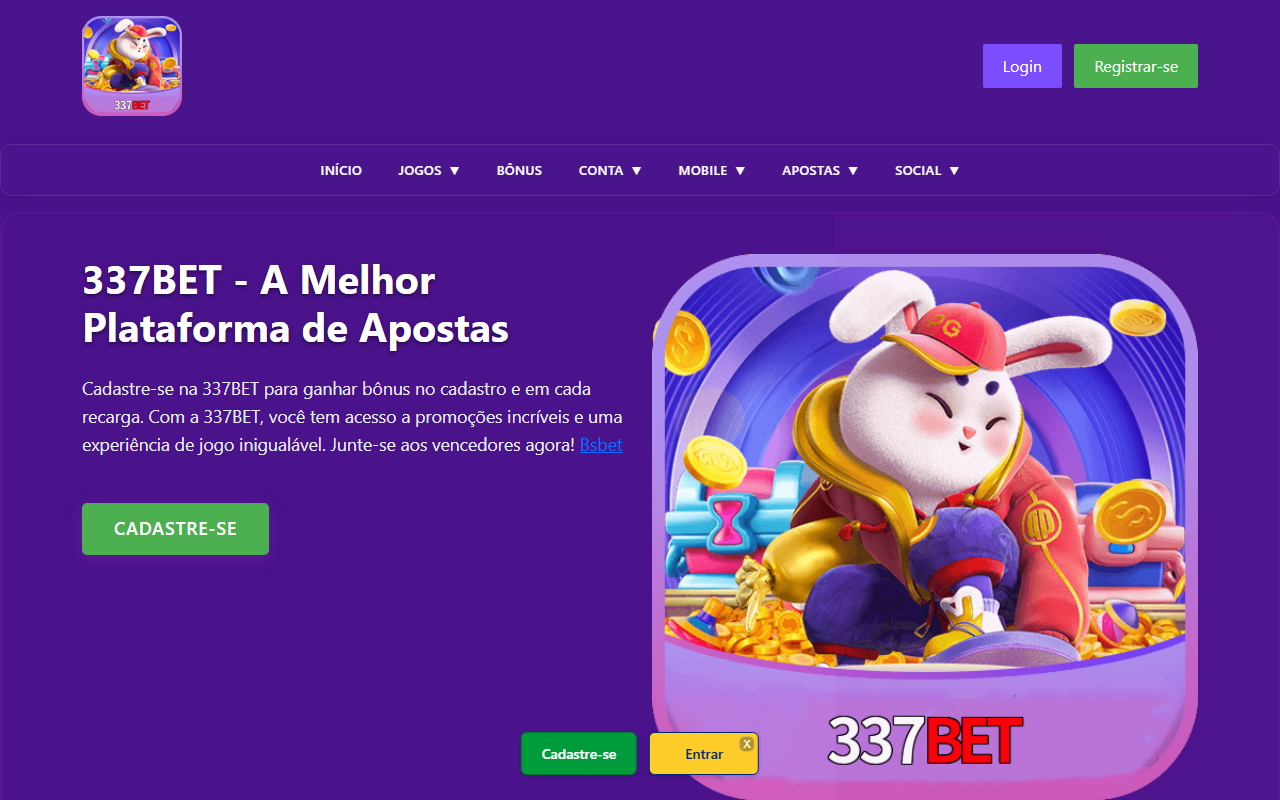 337betplataforma.com screenshot