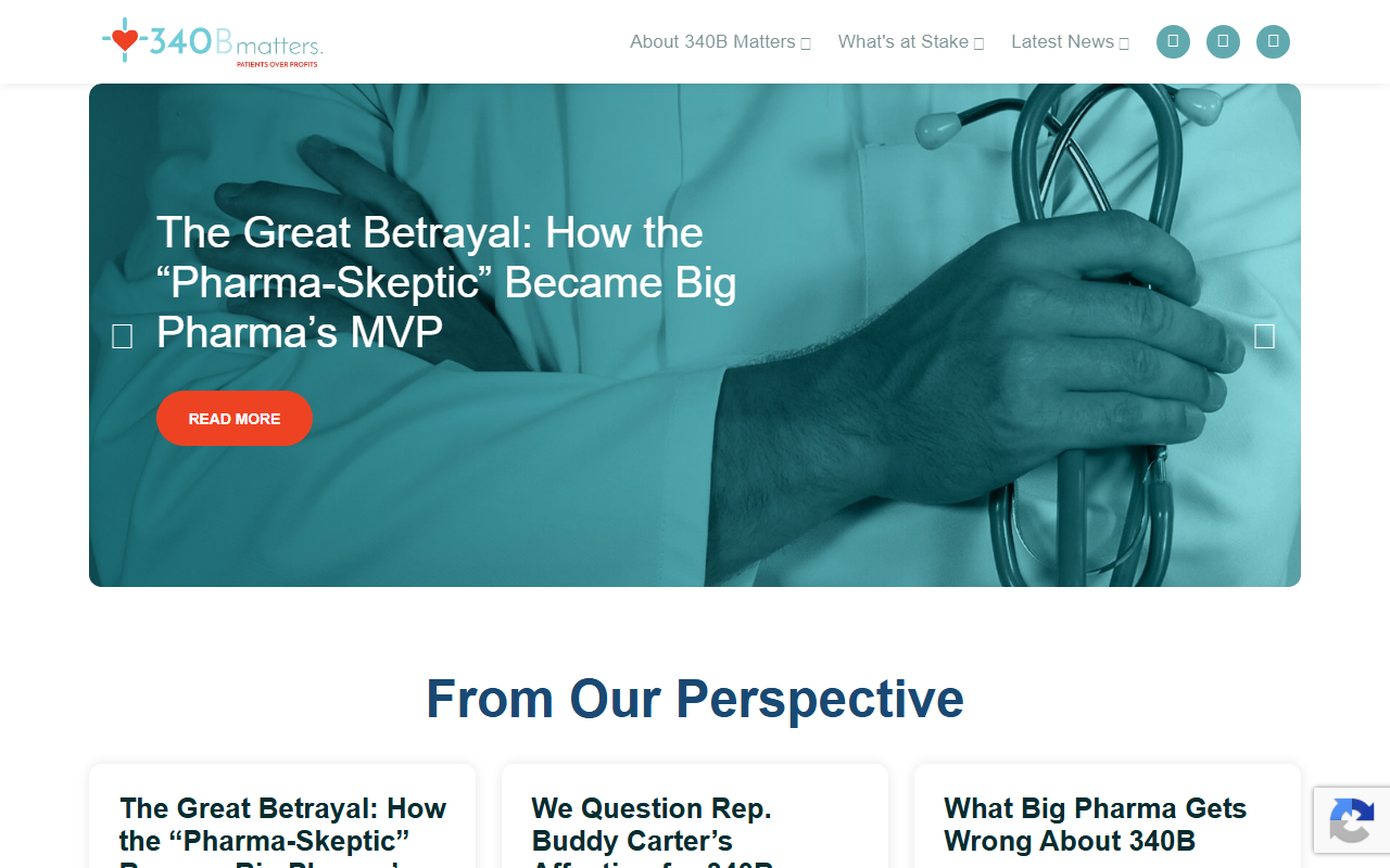 340bmatters.com screenshot
