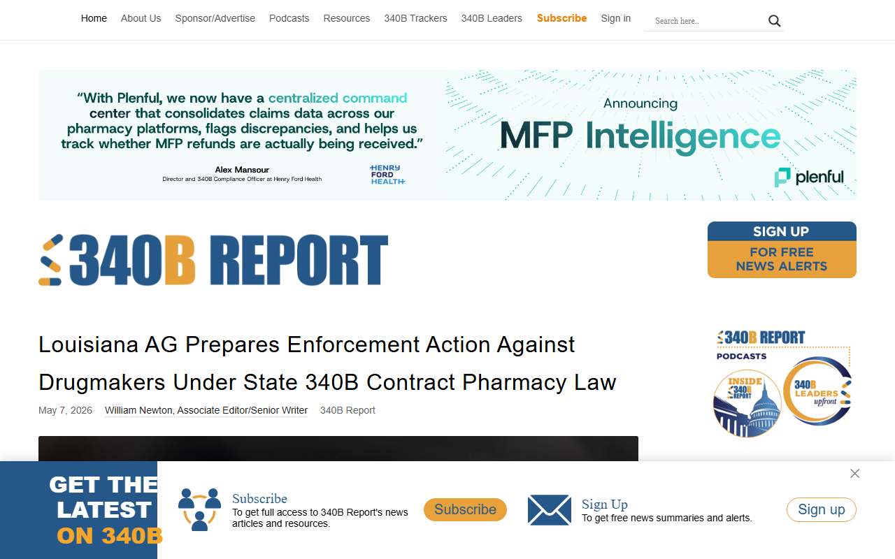 340breport.com screenshot
