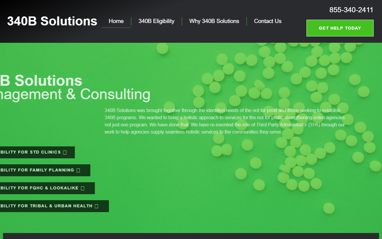 340bsolutionsllc.com screenshot