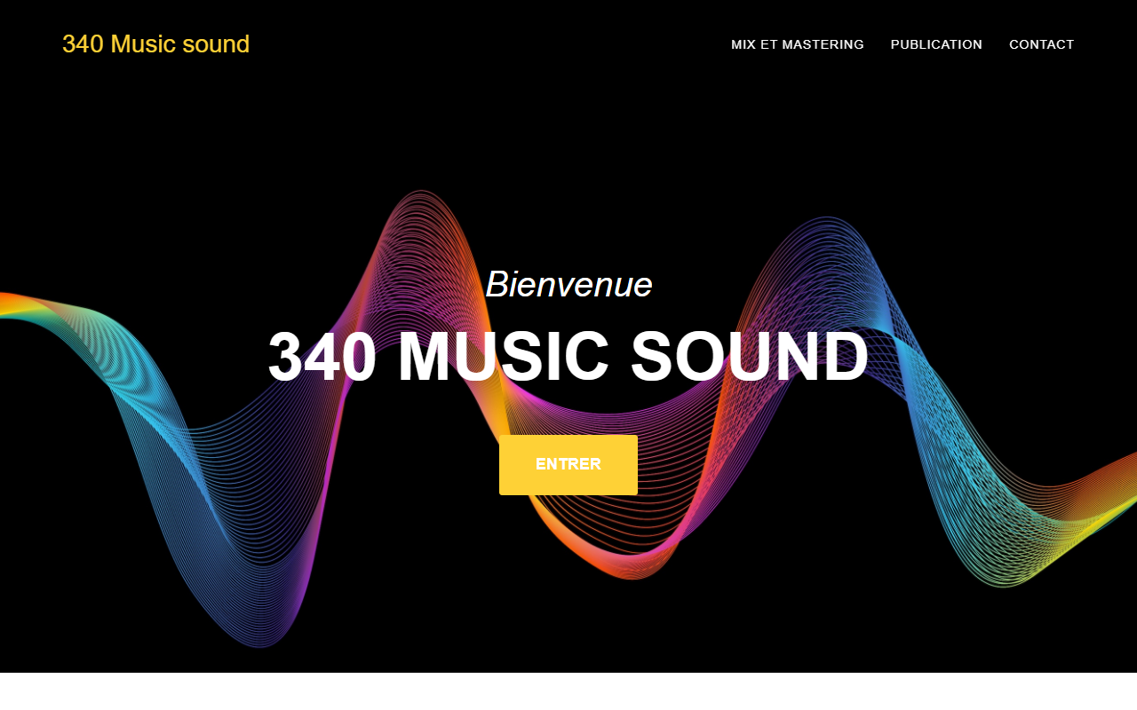 340musicsound.com screenshot