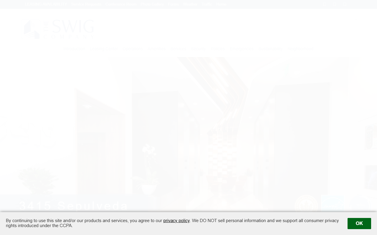 3415sepulveda.com screenshot