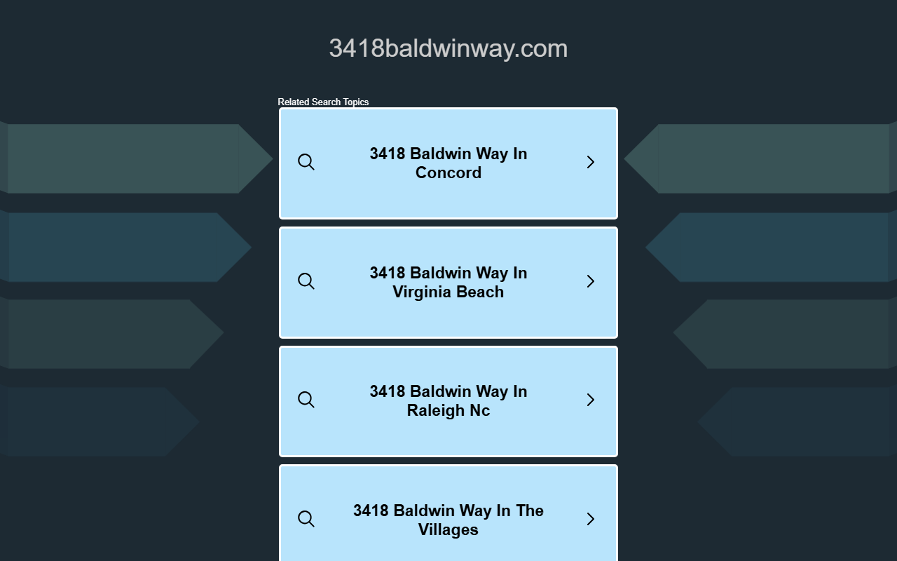 3418baldwinway.com screenshot