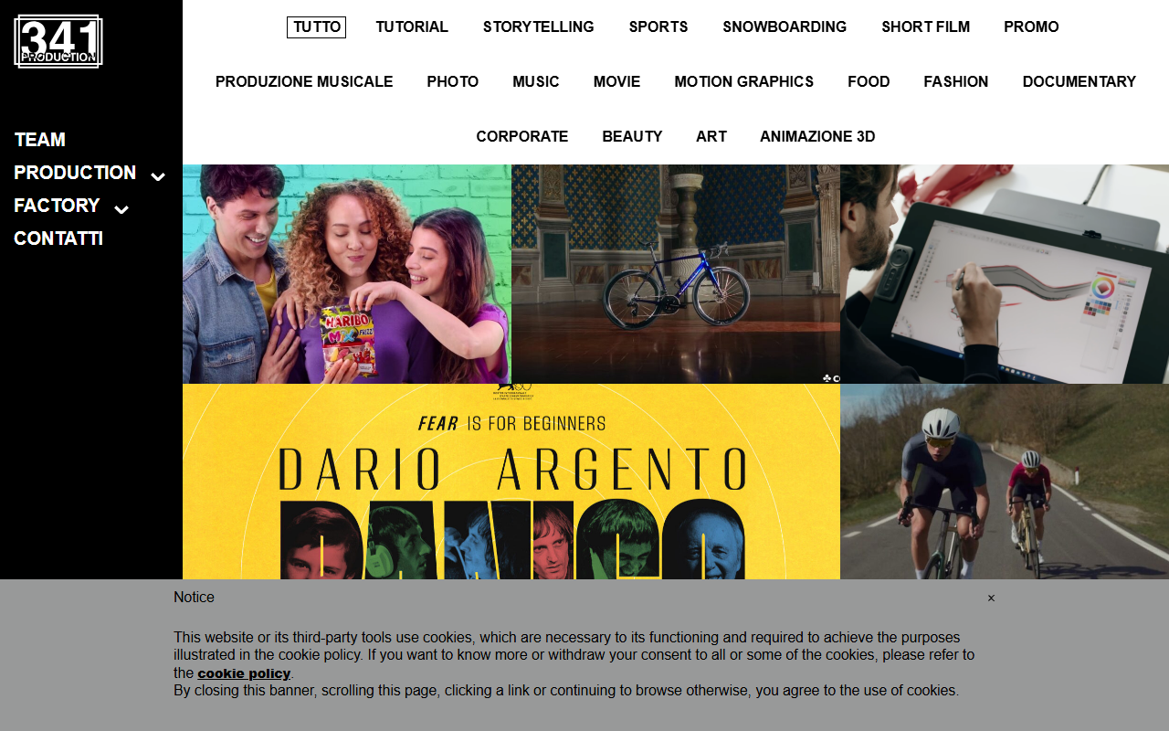 341production.com screenshot