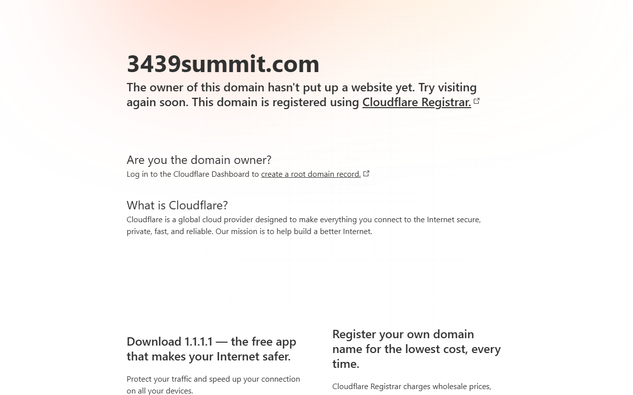 3439summit.com screenshot
