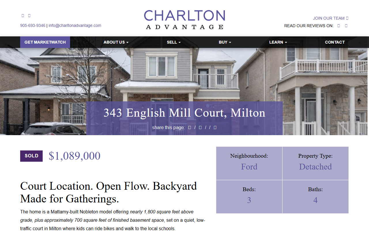 343englishmill.com screenshot