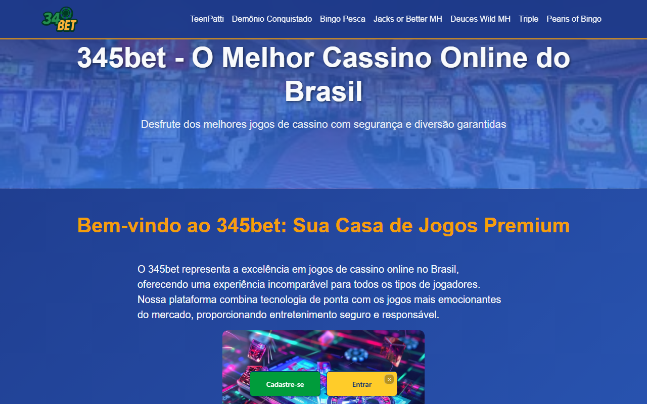 345betcasino.com screenshot