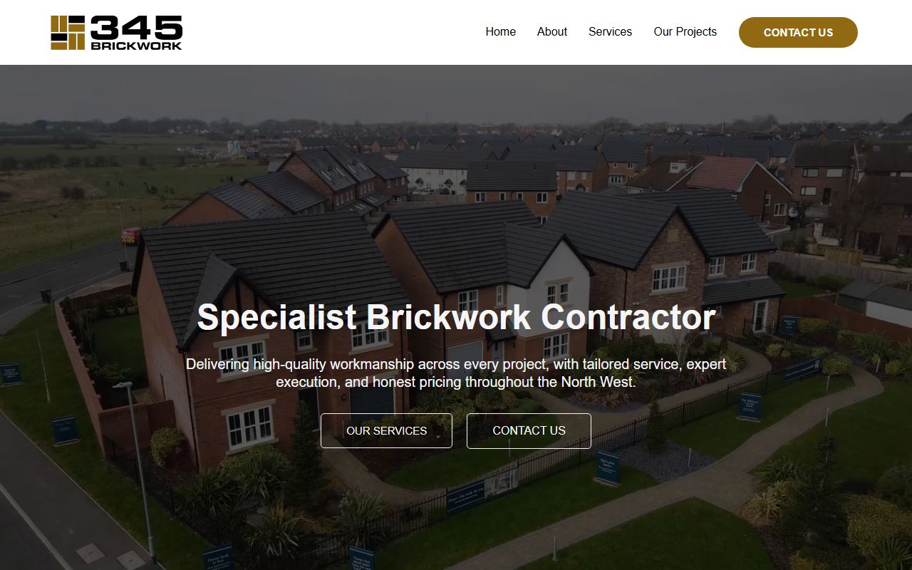 345brickwork.com screenshot