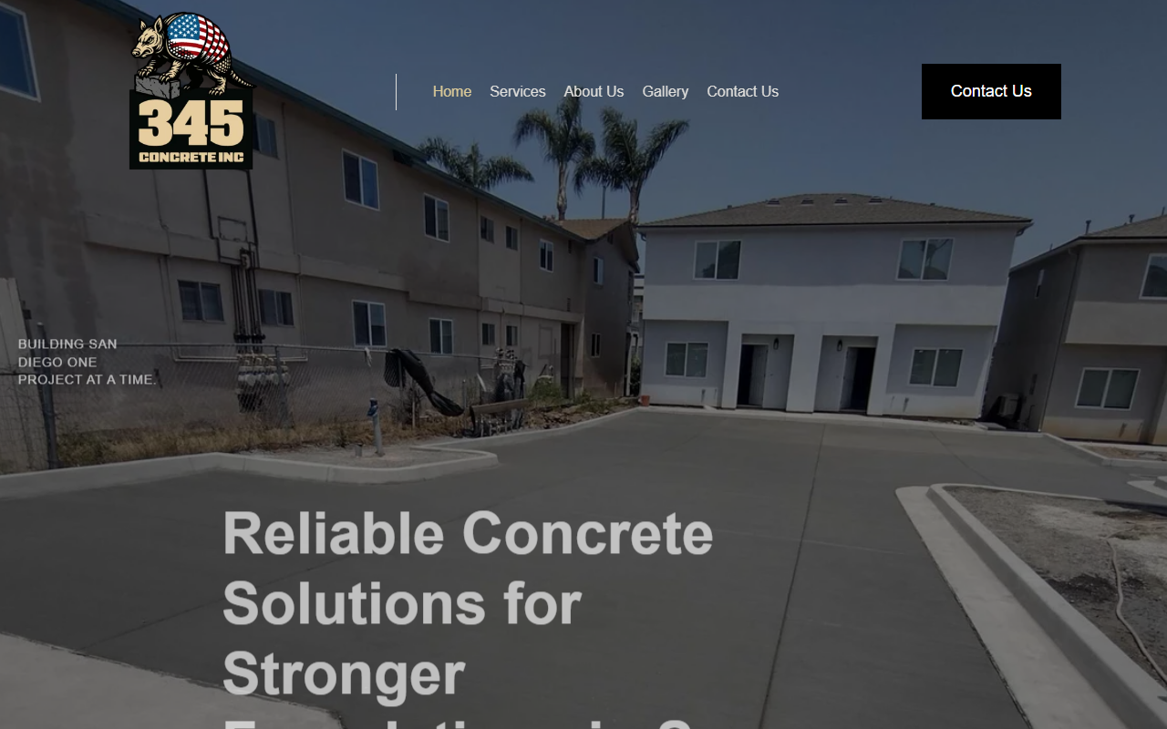345concretesd.com screenshot