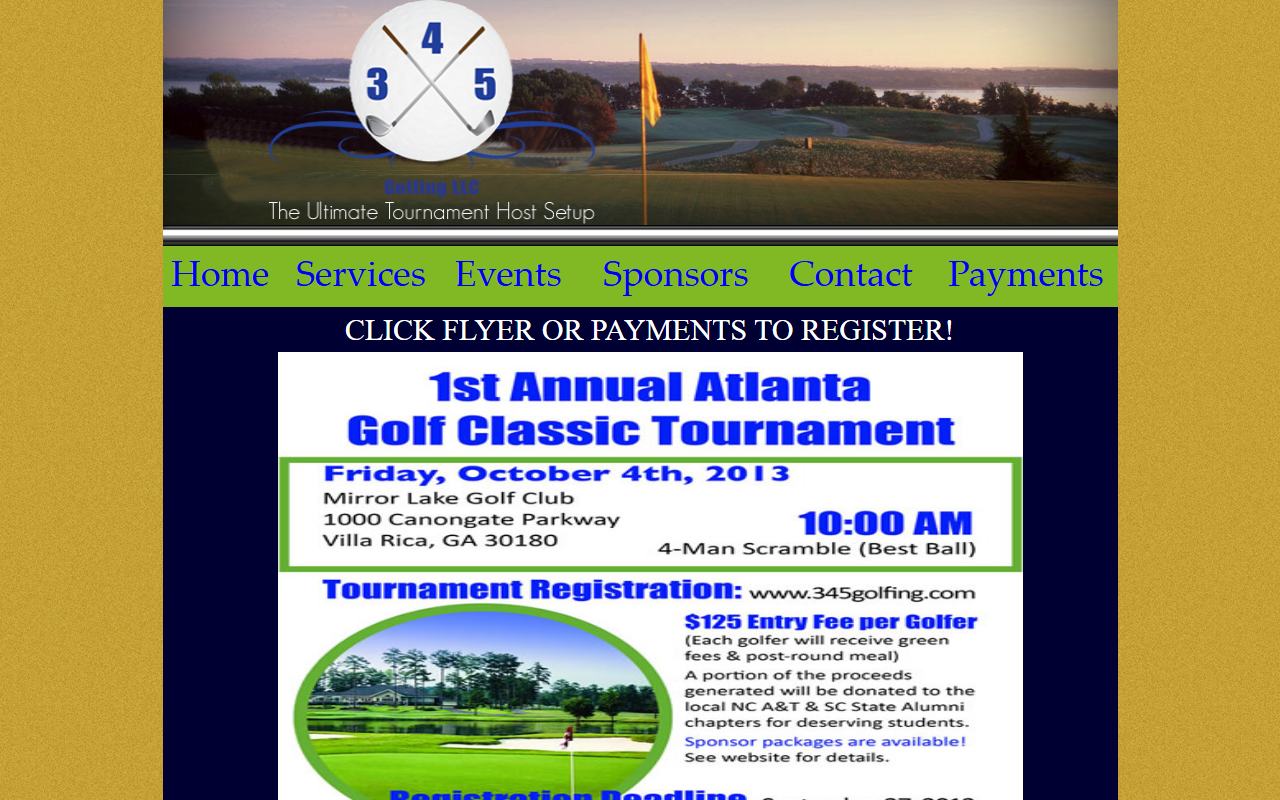 345golfing.com screenshot