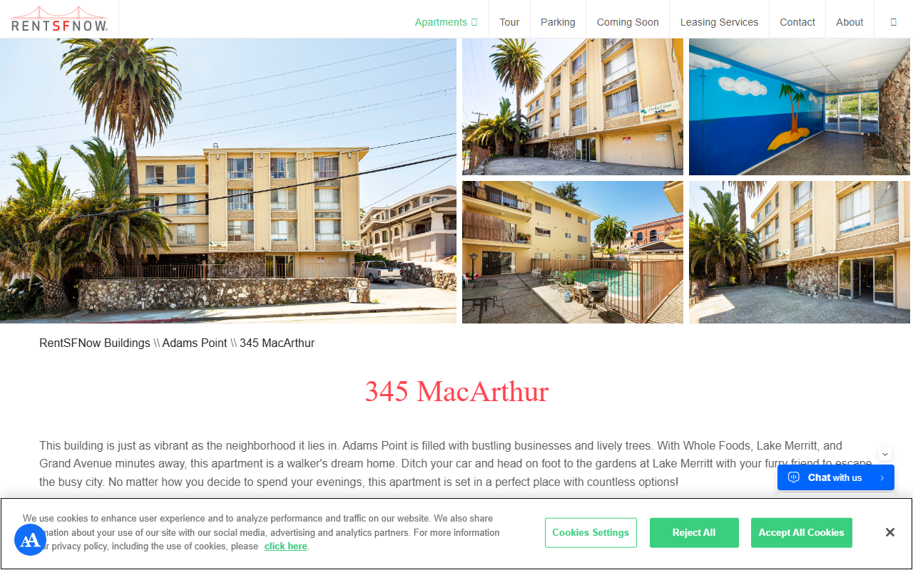 345macarthur.com screenshot