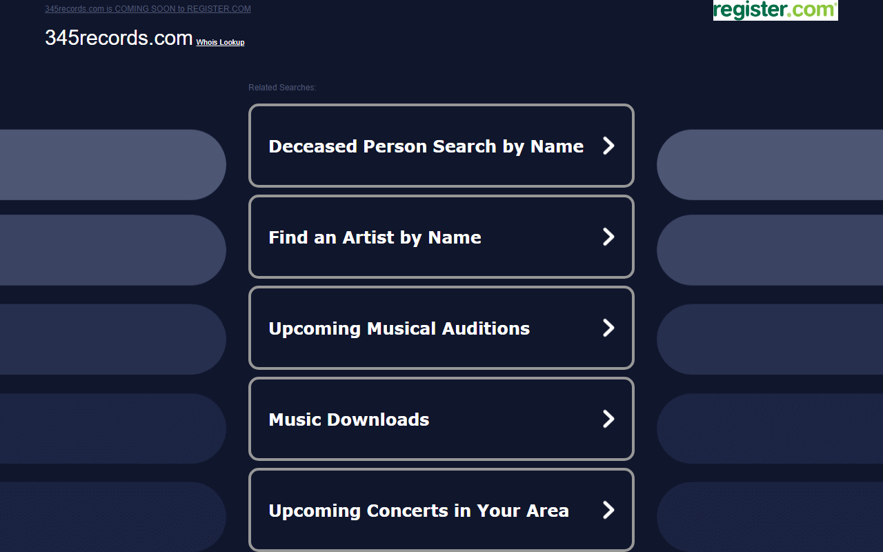 345records.com screenshot