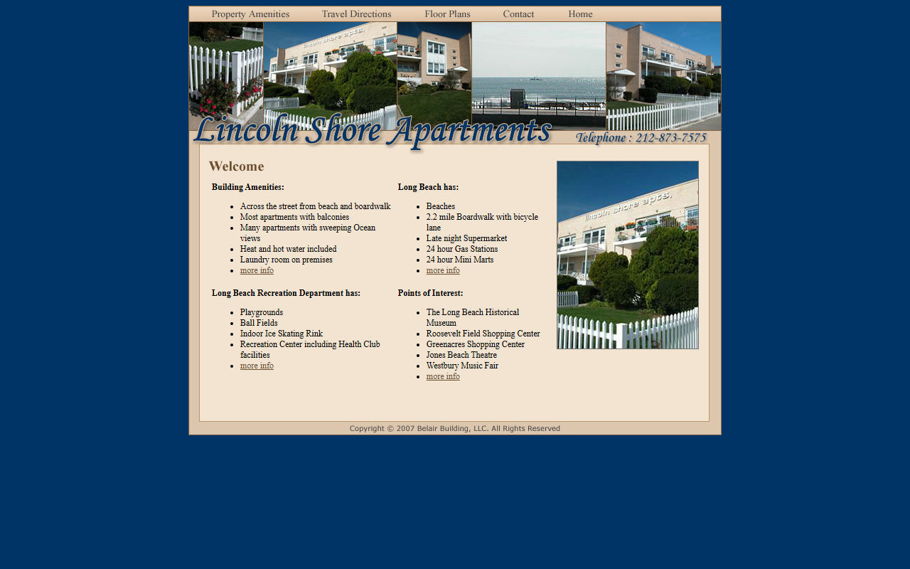 345shoreroad.com screenshot