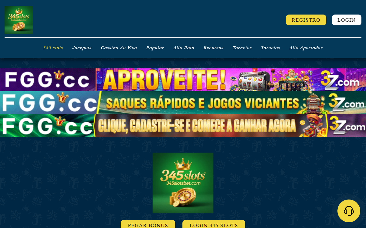 345slotsbet.com screenshot