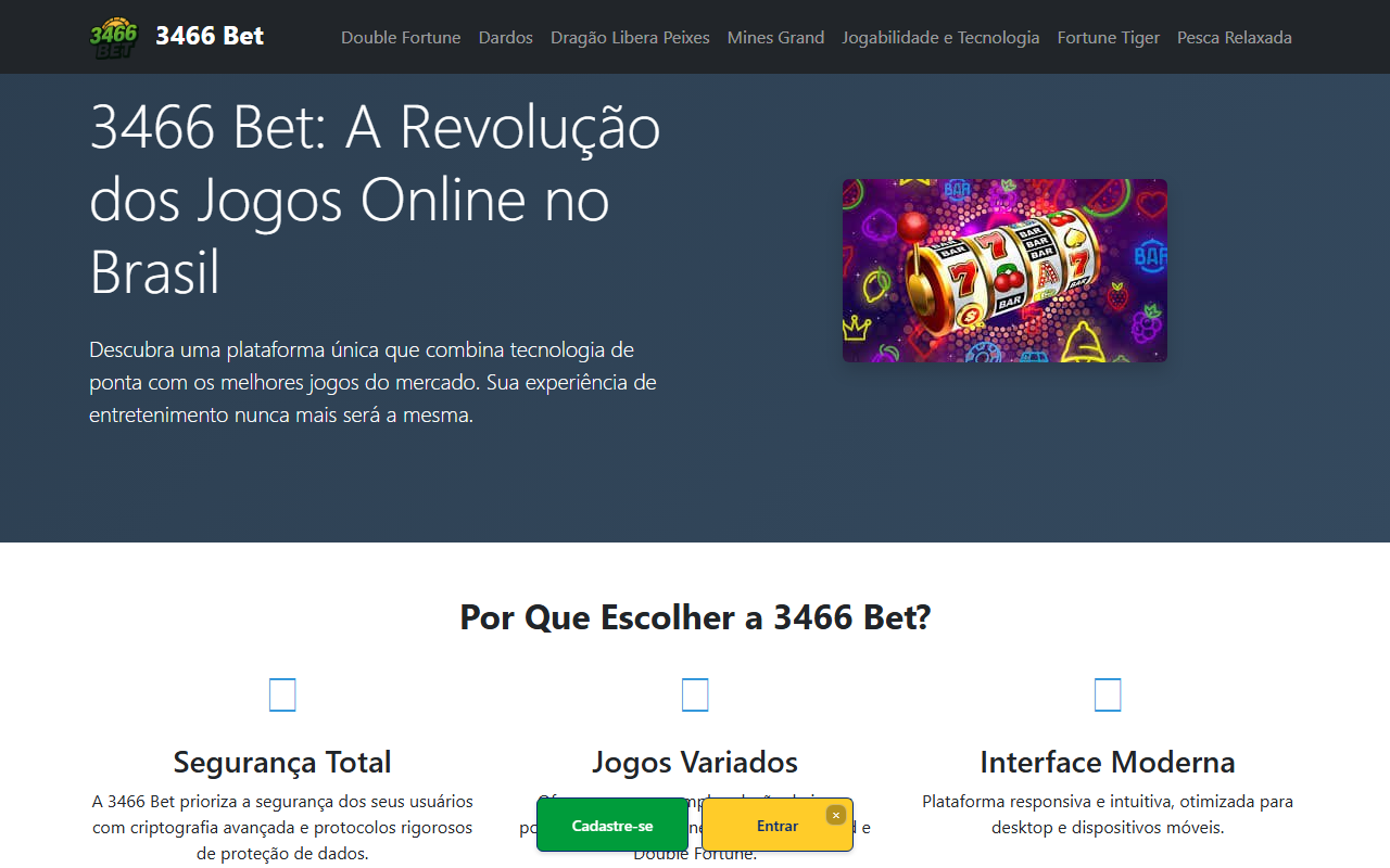3466betlogin.com screenshot