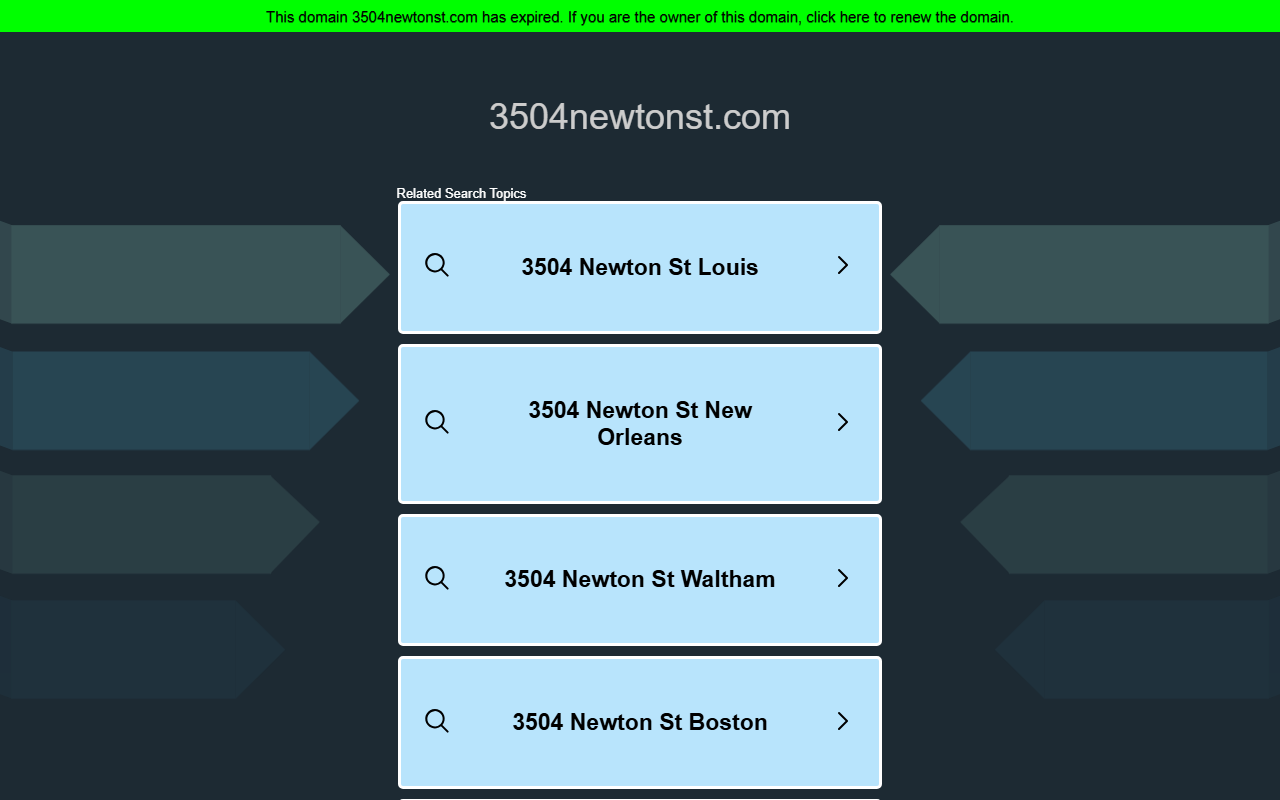 3504newtonst.com screenshot