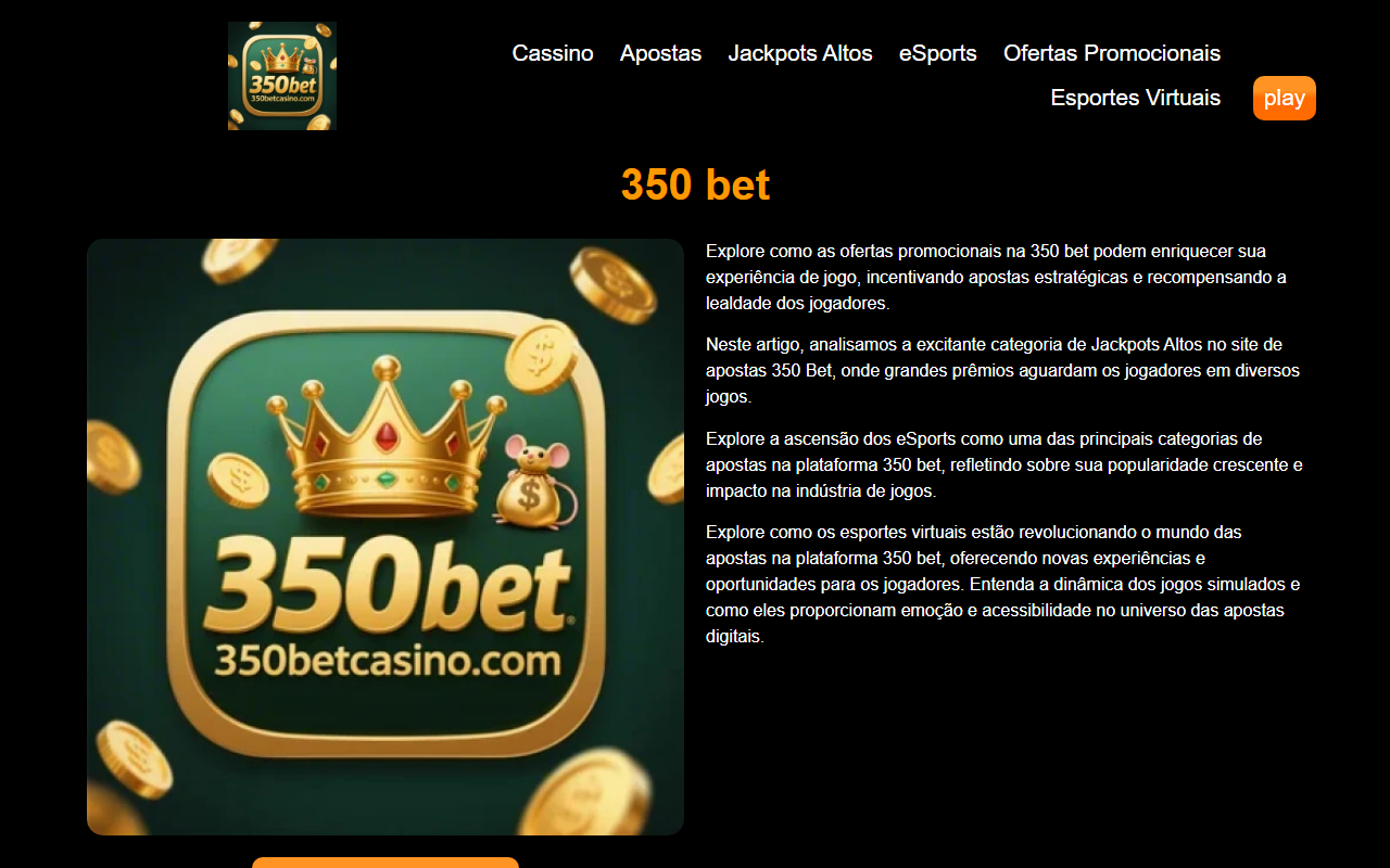 350betcasino.com screenshot