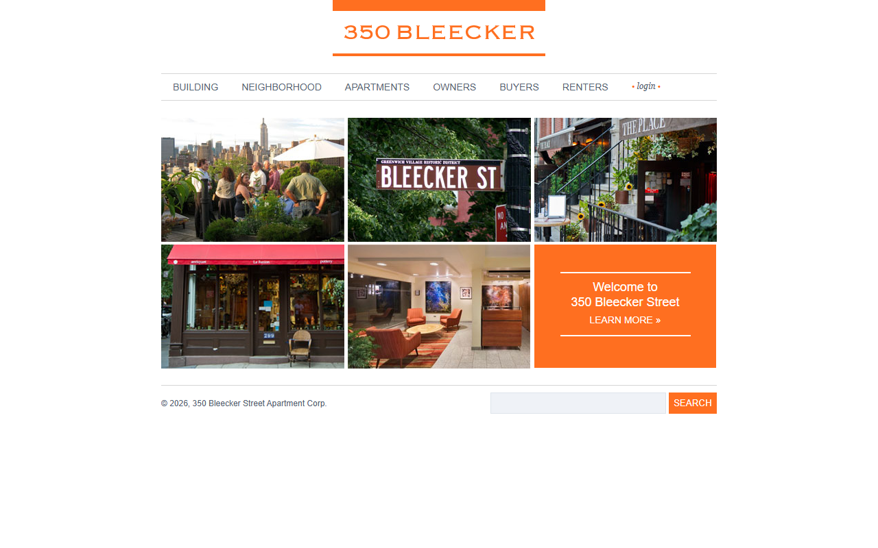 350bleecker.com screenshot