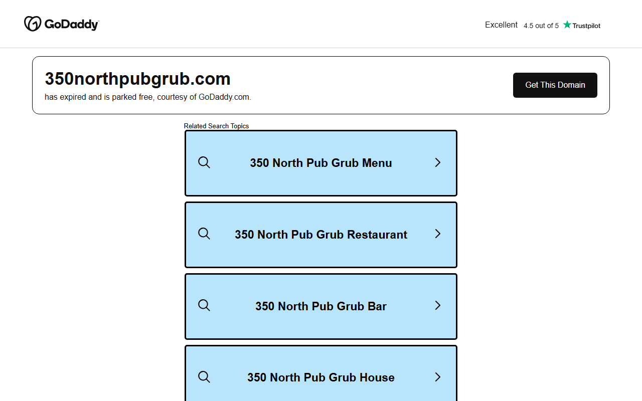 350northpubgrub.com screenshot