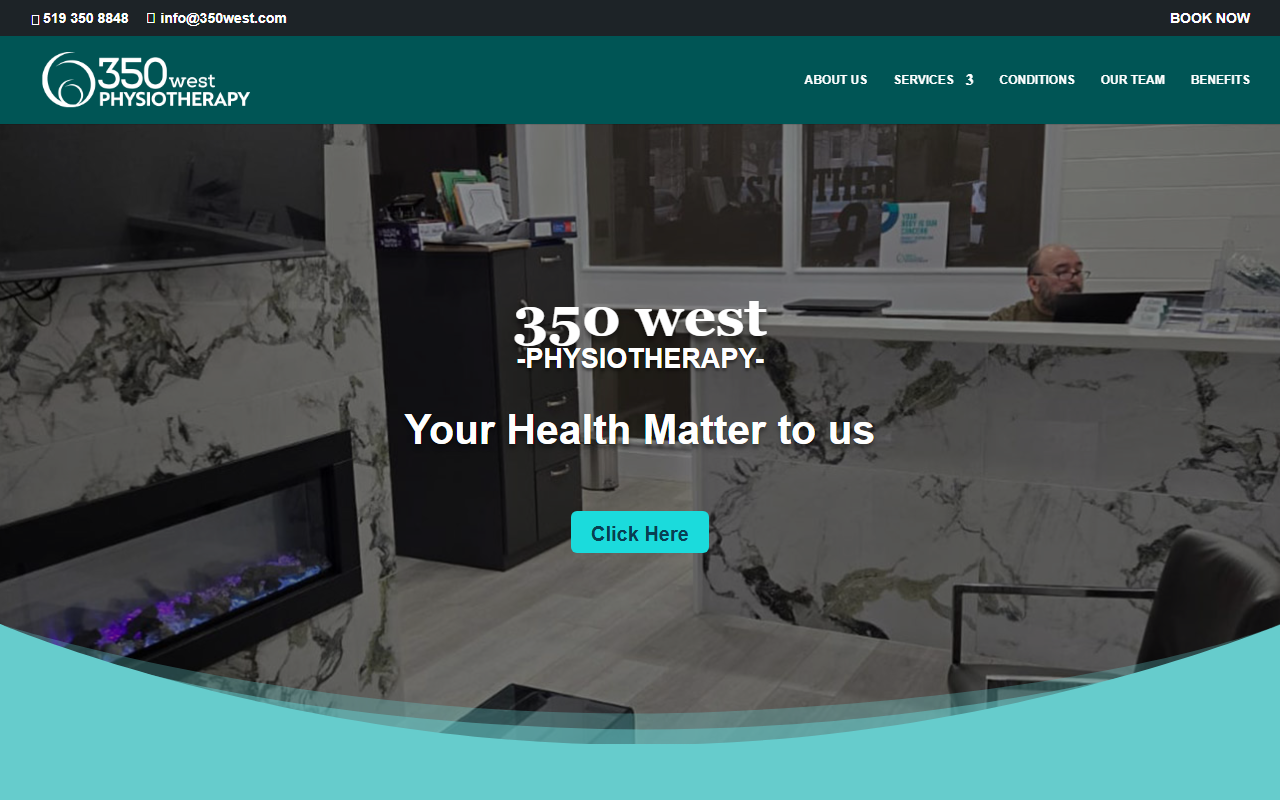 350westphysio.com screenshot