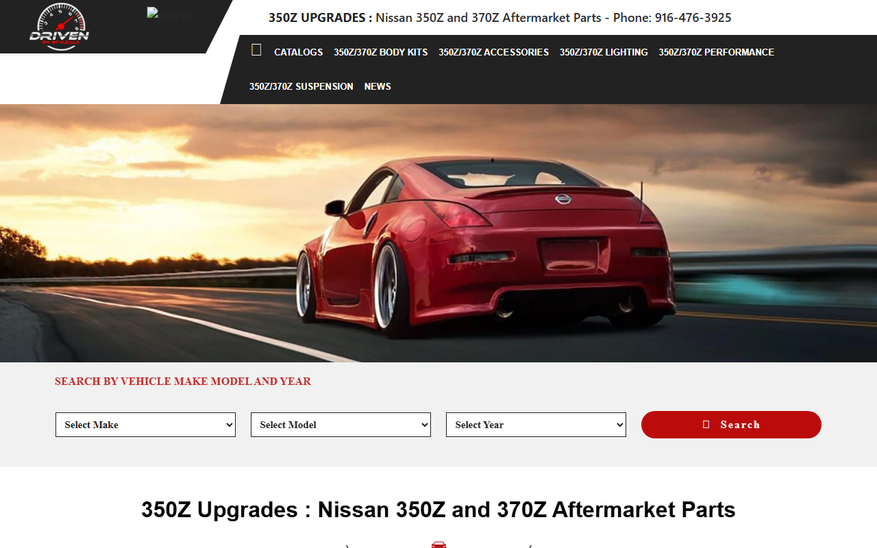 350zupgrades.com screenshot
