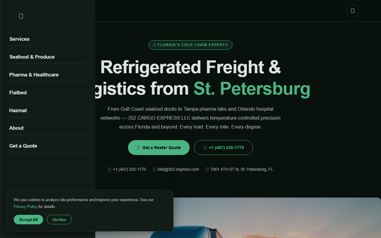 352-express.com screenshot