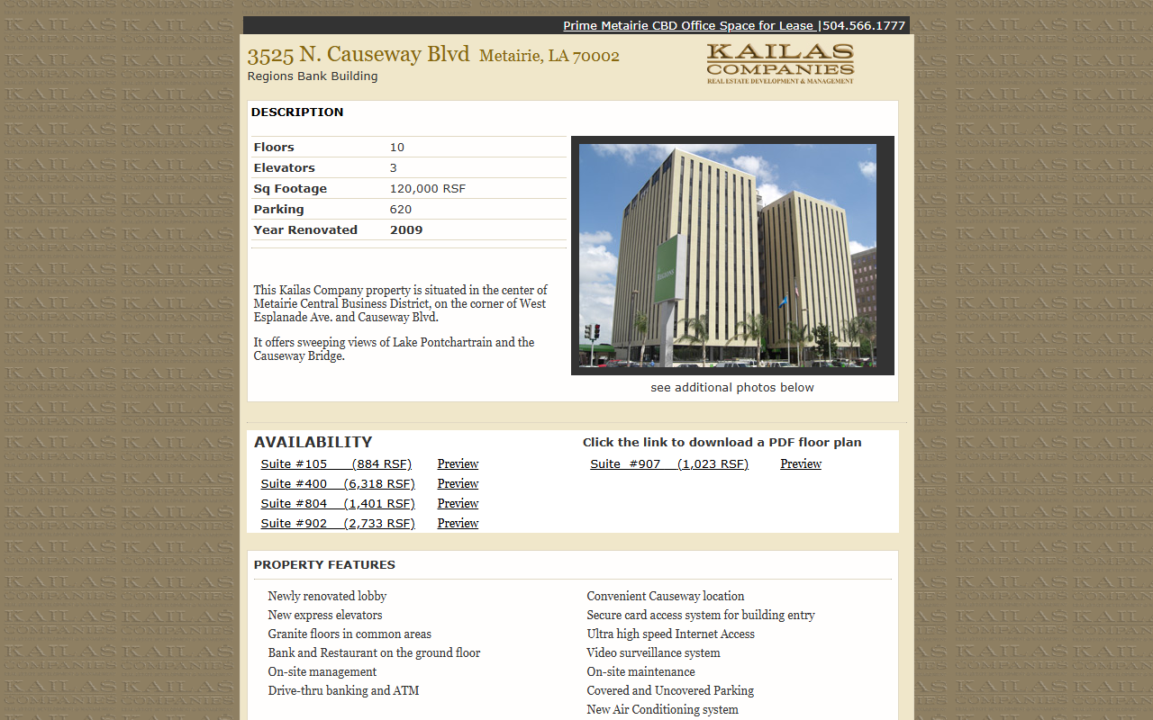 3525causeway.com screenshot