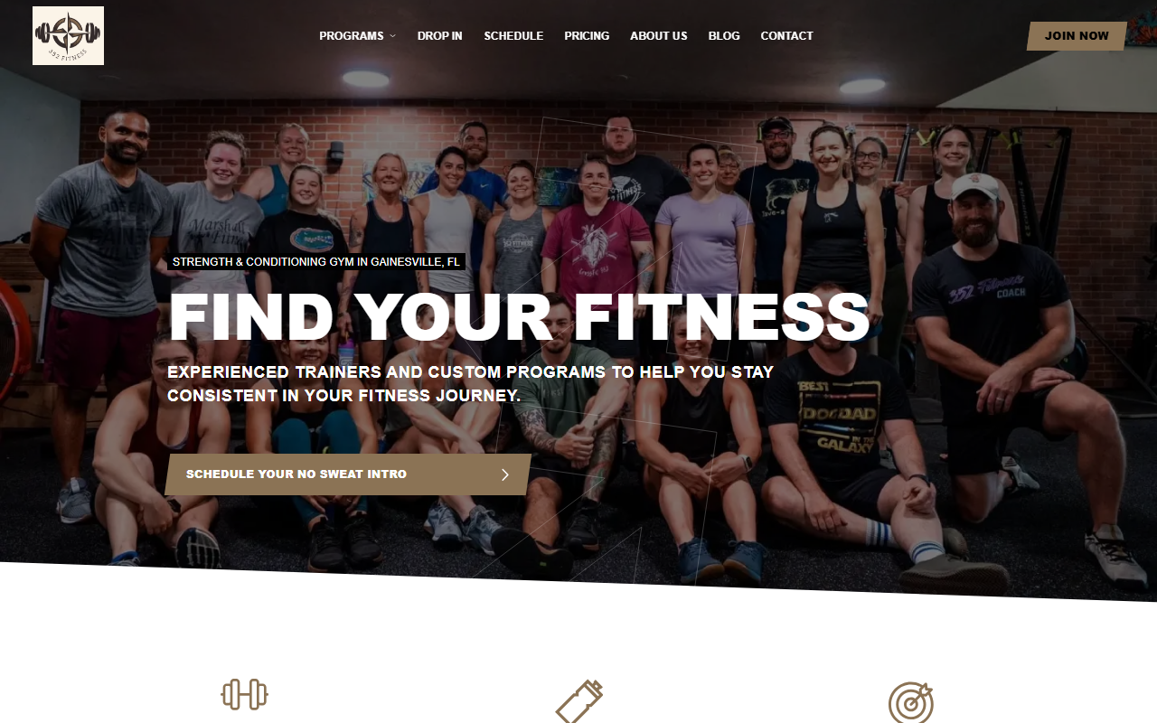 352fitness.com screenshot