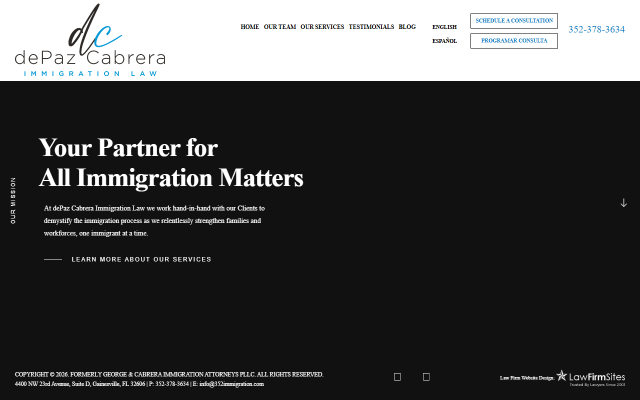 352immigration.com screenshot