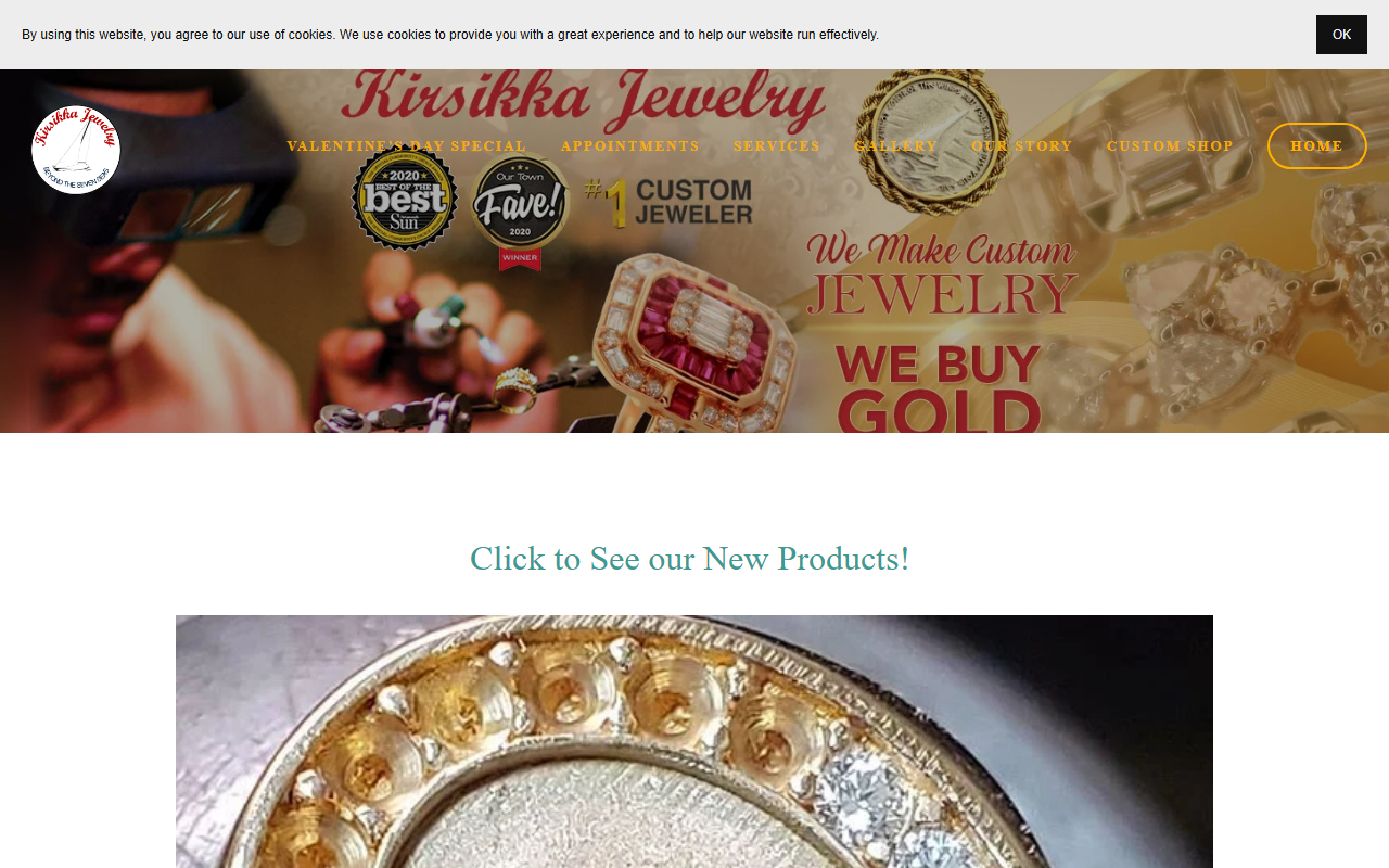 352jewelry.com screenshot
