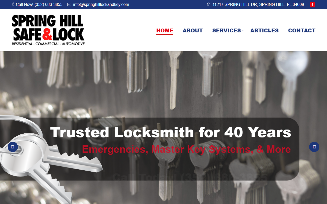 352locksmith.com screenshot