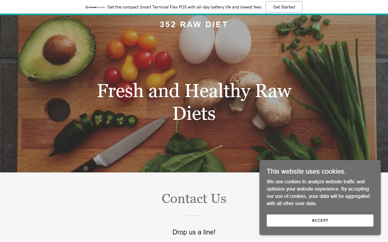 352rawdiet.com screenshot