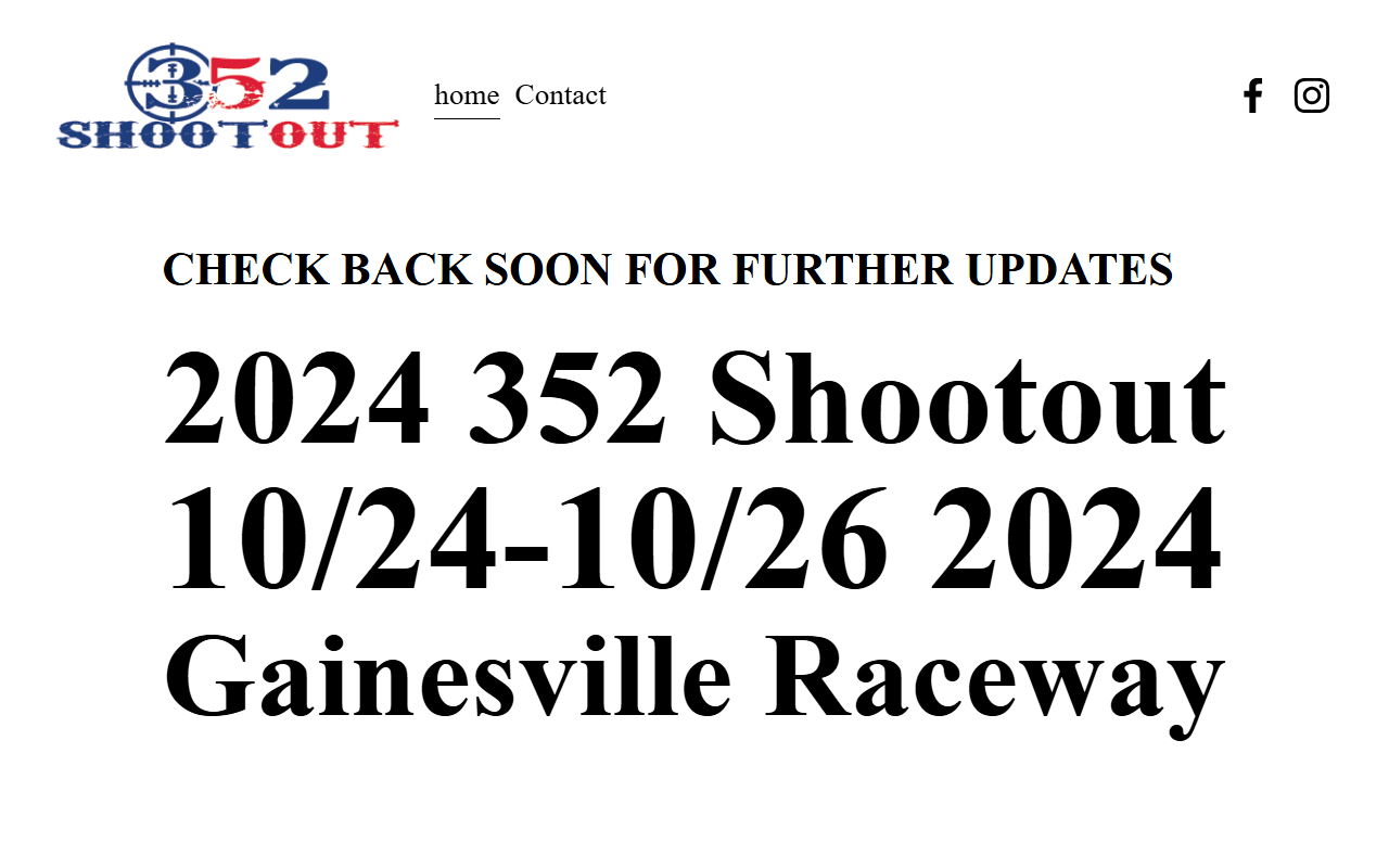 352shootoutrace.com screenshot