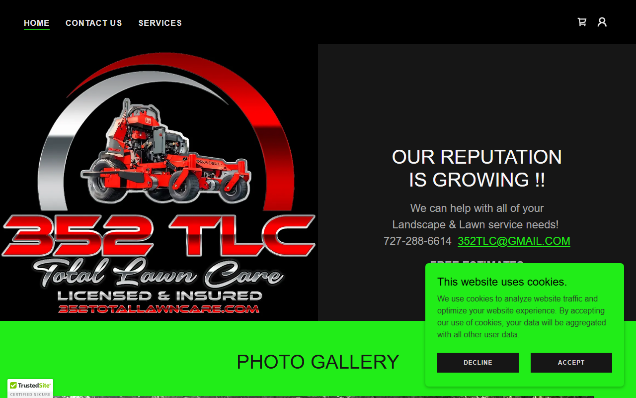 352totallawncare.com screenshot