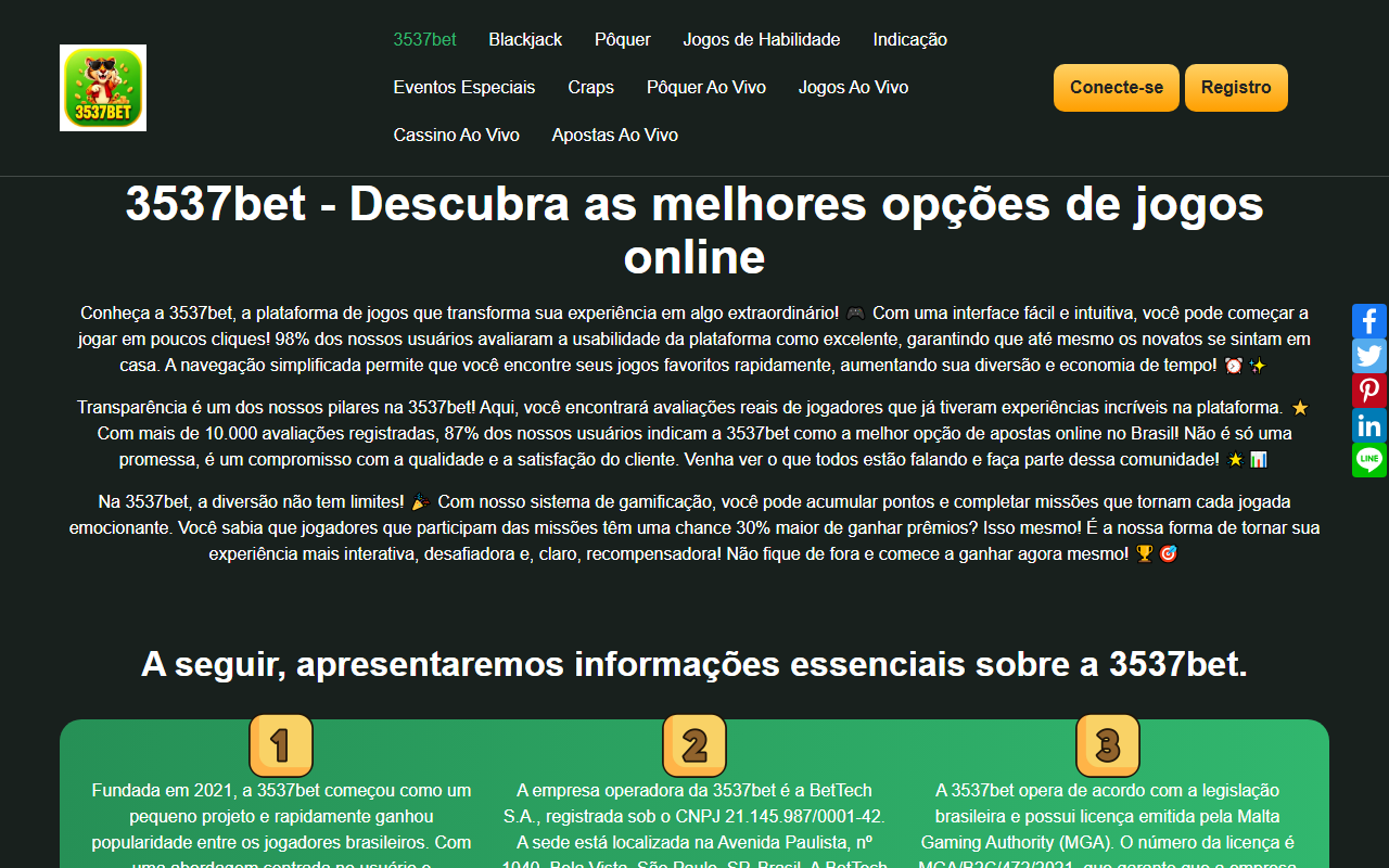 3537betlogin.com screenshot