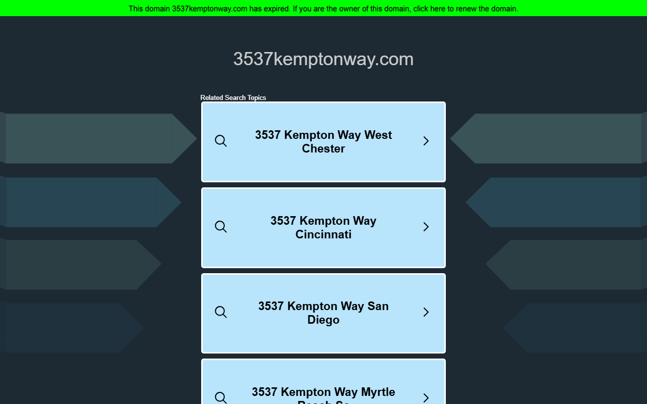 3537kemptonway.com screenshot