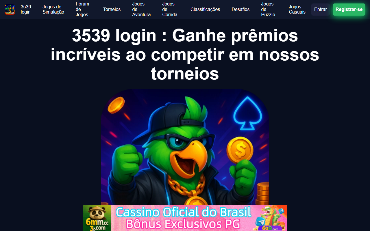3539entrar.com screenshot