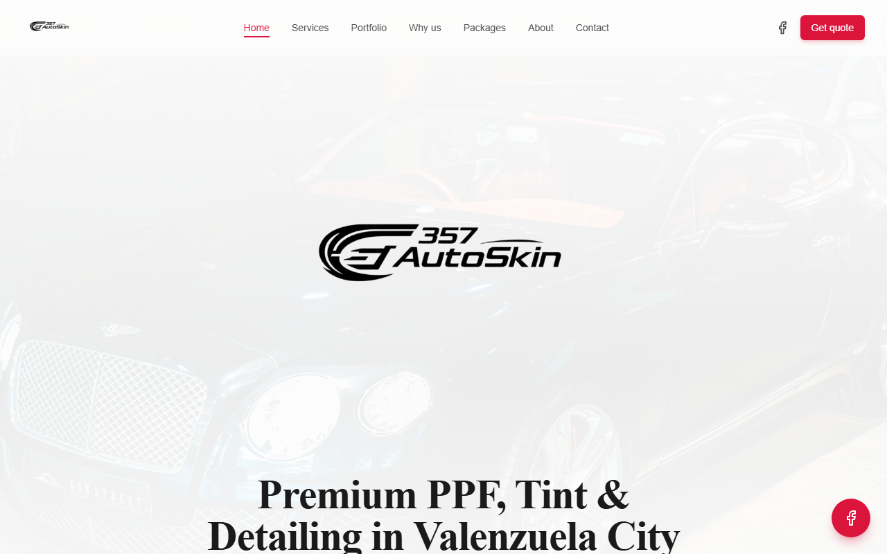 357autoskin.com screenshot